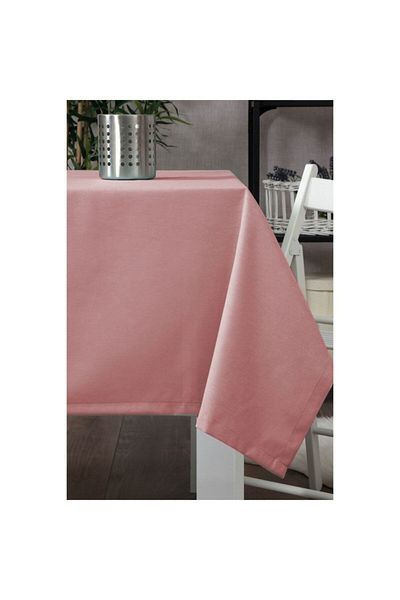 Ateşler Manifatura Powder Pink Carefree Tablecloth Nano Linen