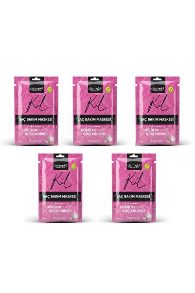 Dermokil Sarımsak Özlü Saç Maskesi 35ml 5'li Set