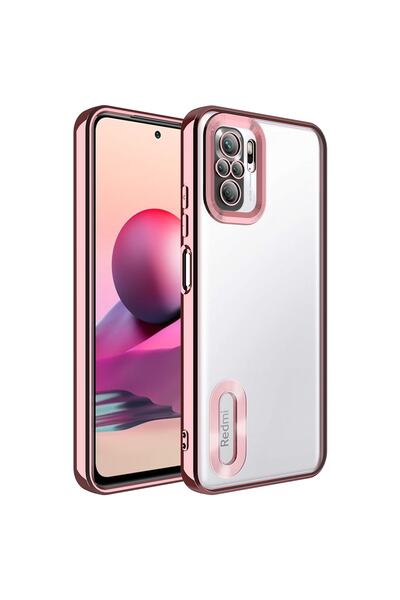 Xiaomi Redmi Note 10s Colorful Transparent Camera Protected Silicone Luxury Cover with Corners