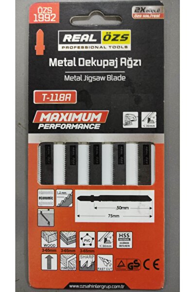 Real Özs Metal Depukaj Ağzı T-118a Özs 1992 5 Adet