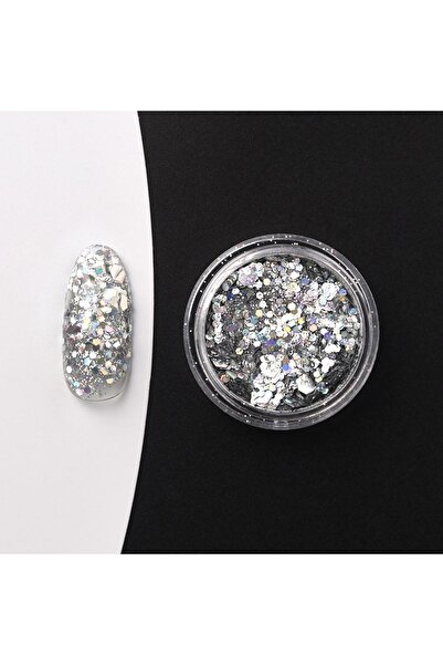 Francheska Nail Artist Kırık Lazer Tırnak Dizayn Nail Art Süsleme 1 Kavanoz