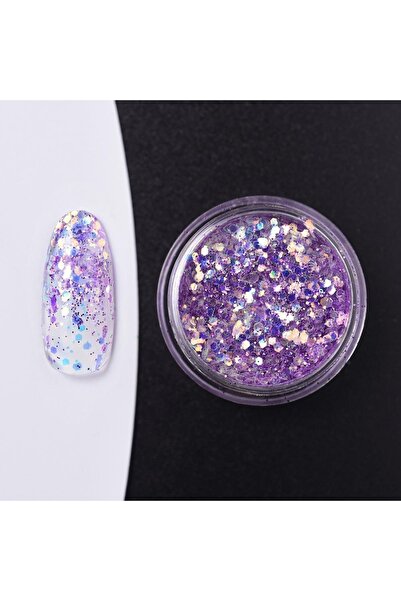 Francheska Nail Artist Kırık Lazer Tırnak Dizayn Nail Art Süsleme 1 Kavanoz