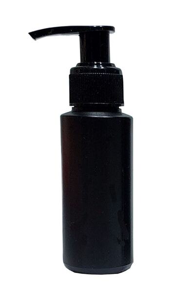 Sampex 100 bucăți 70 ml polietilenă dozator de săpun negru sticlă goală cu pompă