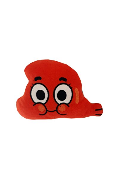 TUSBA MARKET Възглавница с бродерия на оранжево емоджи за интериора на колата...