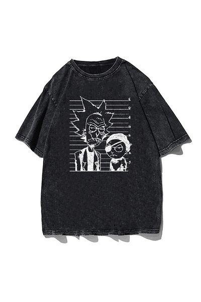 Touz Μπλουζάκι R&M Unisex που πλένεται αντίκα