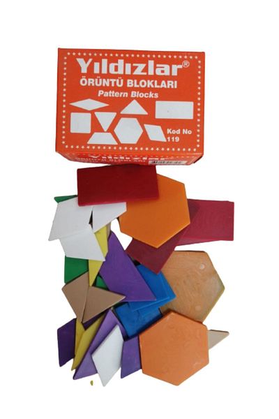Yıldızlar Pattern Blocks Plastic 32 pcs