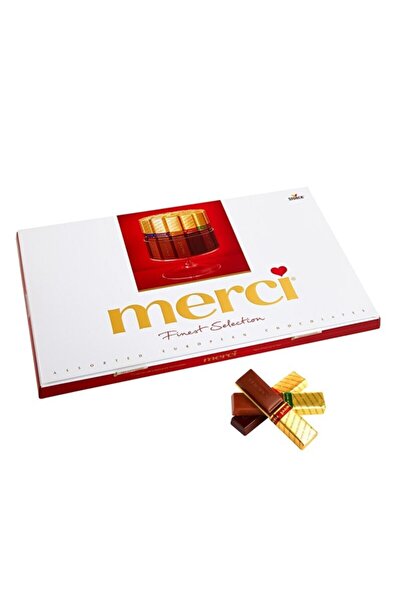 Merci Kırmızı Hediye Çikolata Finest Selection  400 gr