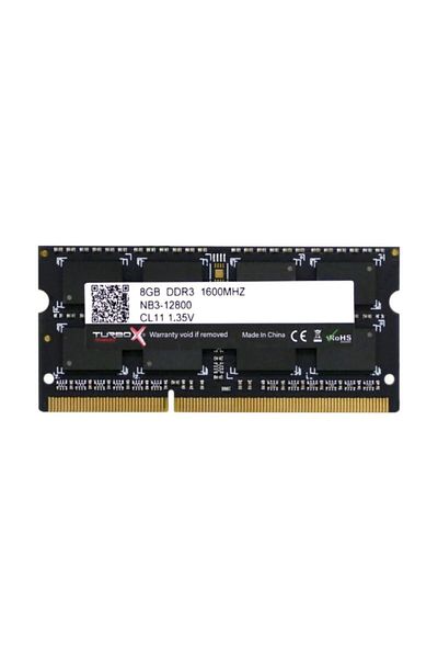 TURBOX ايفوريون X 8 جيجابايت DDR3 1600 ميجا هرتز NB رام