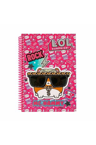 KESKİN COLOR L.o.l. Caiet cu dungi cu surpriza A5 80 coli - Rock Cat