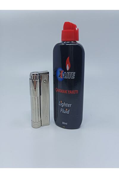 X-Lite Muhtar Çakmağı Gümüş Ve Benzin