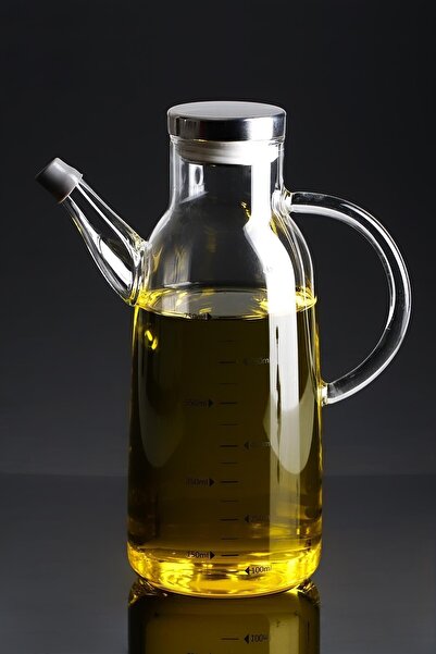 ACAR Evie Metal Kapaklı 750ml Oval Cam Yağdanlık Ac-011224 Fma02700