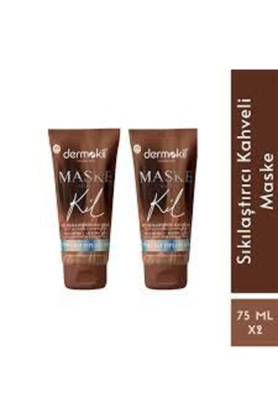 Dermokil Kahve Kil Sıkılaştırıcı Maske 75 Ml 2 Li