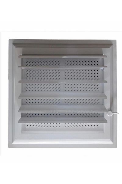 kalkan pvc Grille Bathroom WC Shutter Plastic White 35×35
