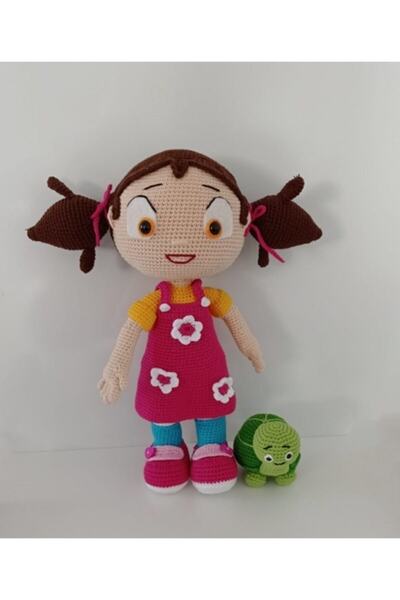 OYUNCAKPARK Nilay Bebek Ve Kaplumbağası Amigurumi Organik Oyuncak