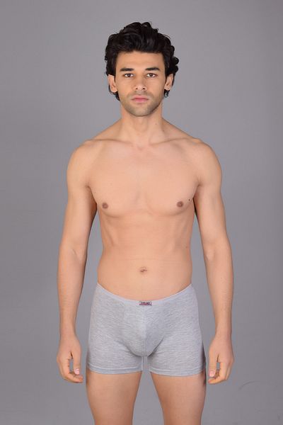 COTBOXER Ανδρικά μποξεράκια Grey Thin Rubber Modal