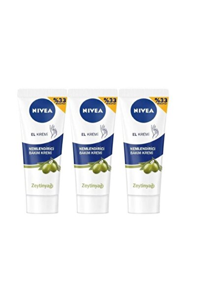NIVEA Nıvea Nemlendırıcı El Kremı Zeytın Yaglı 100m X3