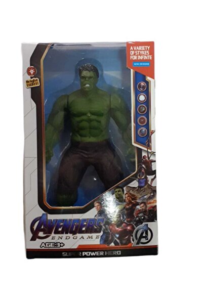 AVENGERS Süper Kahraman Yeşil Dev Adam Işıklı Hulk Rs1920810
