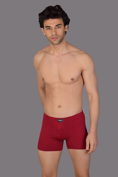 SOLFEJ BOXER Claret Red Men's Boxers - Solfeggio Insert, Rubber Cotton and Lycra