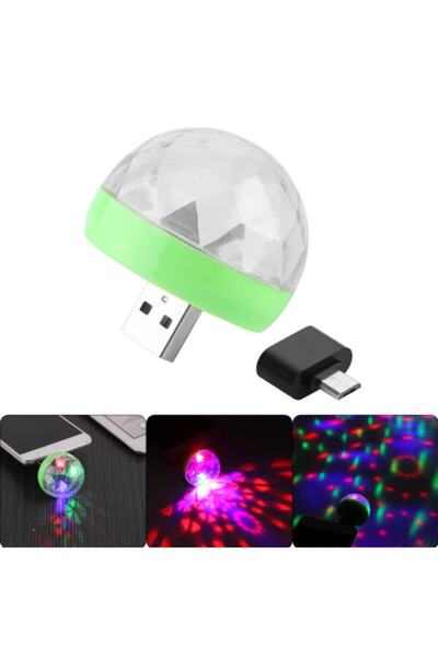 rennway Micro Otg Mini Magic Disco Ball 4W Led USB Globe