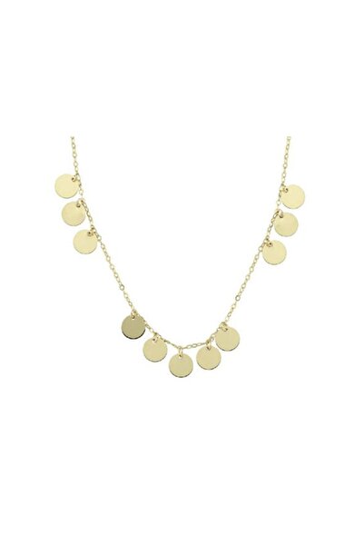 bigakan Pullu Gümüş Gerdanlık Gerdanlık