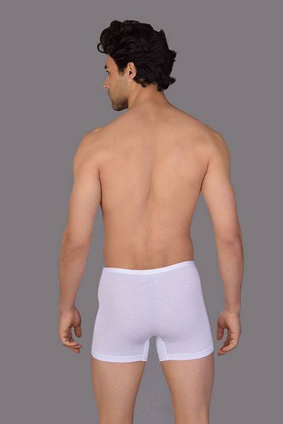COTBOXER Ανδρικά μποξεράκια White Modal Thin Rubber