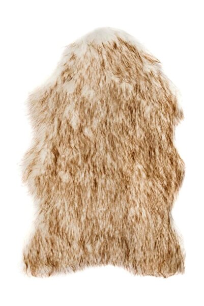 GizHome Kırçıllı Kahve Alaska Peluş Post Halı 60x180