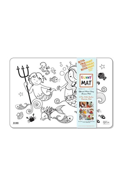 Akademi Çocuk Funny Mat Deniz Kızı