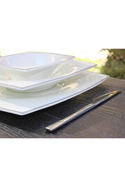 Yetkin Çelik Saten Alya Yemek Bıçak 12 Adet