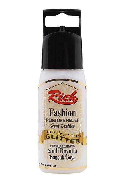 Rich Boyutlu Boncuk Boya Simli 60 Cc 960 Inci Beyazı