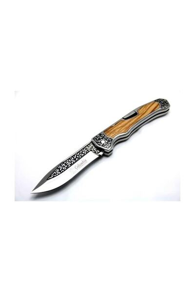 Columbia B3154-d Kamp Av Bıçağı Çakı Bıçak+ Taş Tesbih Hediye