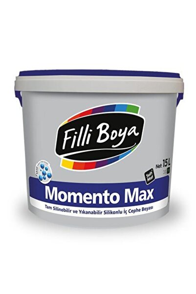 Filli Boya Momento Max Sarı Soft Mat Su Bazlı Silikonlu Duvar Boyası