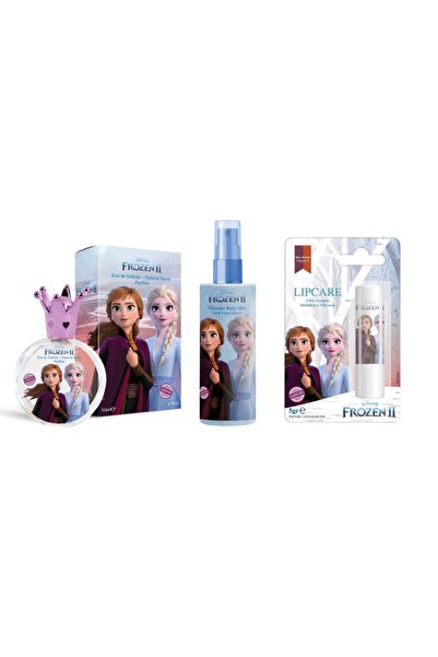 Disney Frozen Elsa 50ml Parfüm Edt + Body Mist + Lip Stick