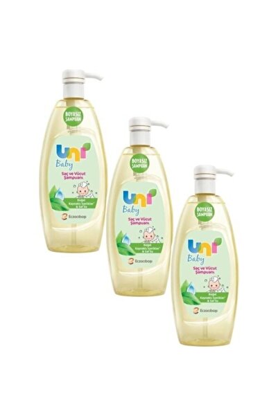 Uni Baby 900 Ml Baby Shampoo - 3 Pieces