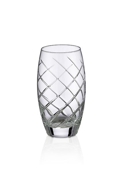 KCD Simple Cut Hand Decor Gilded 6 Piece Water Glass Set