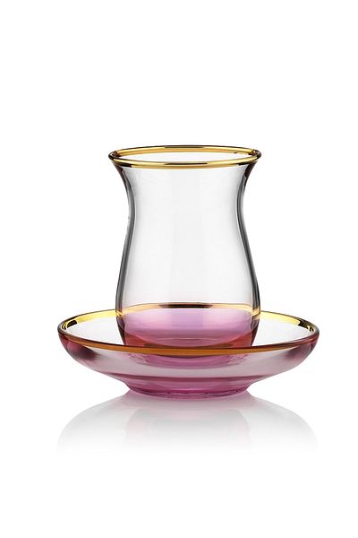 KCD Bolero Pink 12 Piece Tea Set