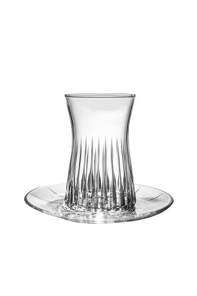 KCD Lavita Plain 6-Person 12 Piece Tea Cup Set