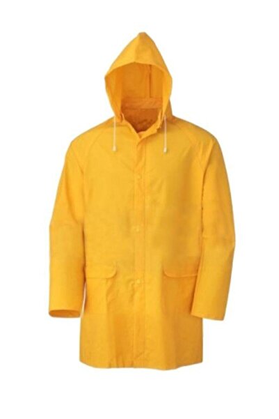 Muhtelif Yağmurluk Sarı Pardesü Astarlı Xl Beden