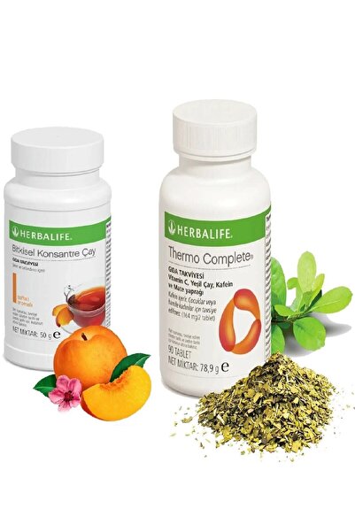 Herbalife Set Mini Şeftali Aromalı 50 gr Çay - Thermo Complete