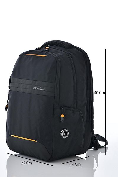 ÇÇS Unisex Black Backpack 51194