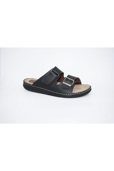 Apella Men's Velcro Buckle Slippers