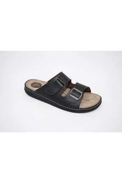 Apella Men's Velcro Buckle Slippers