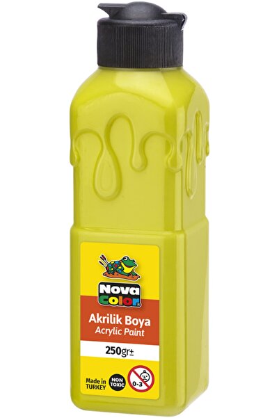 Nova Color Mahi Max Akrilik Boya 250 Gr Limon Sarısı