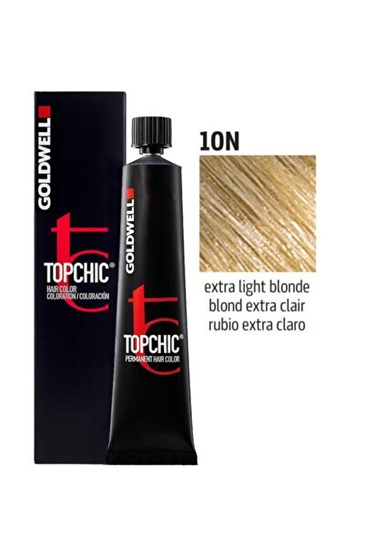 GOLDWELL Topchic Hair Color 10N, Extra Light Blonde, 60 ml