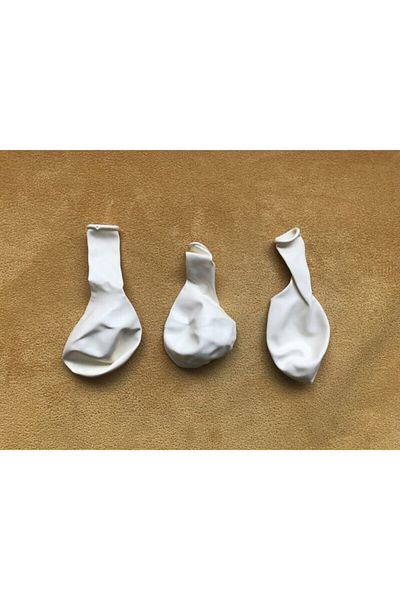 HBK Srknx 100 Pieces White Decoration Balloons - Modelist 999178