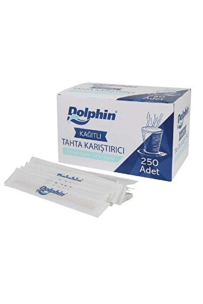 Dolphin Kağıt Sargılı Tahta Karıştırıcı 11 Cm - 250'li