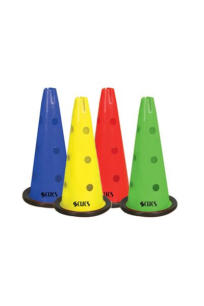 SCUCS 40 cm Yellow Perforated 4-Piece Training Funnel