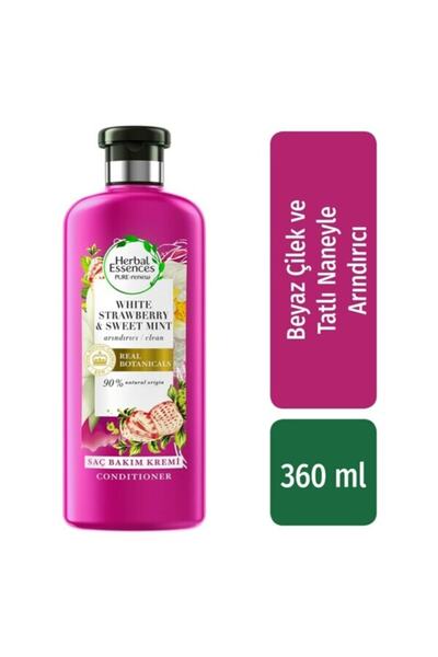 Herbal Essences Saç Bakım Kremi Arındırıcı Beyaz Çilek Ve Tatlı Nane 360ml