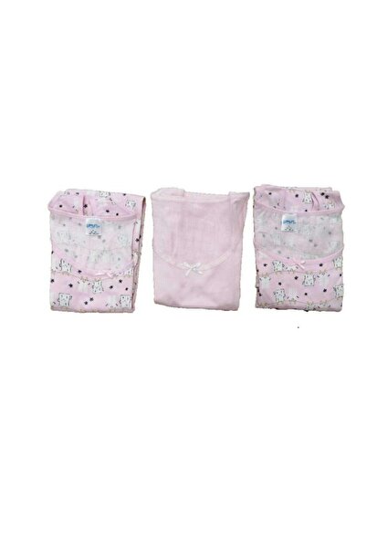 Lamur Kids Girl's Patterned Undershirt 3-Pack