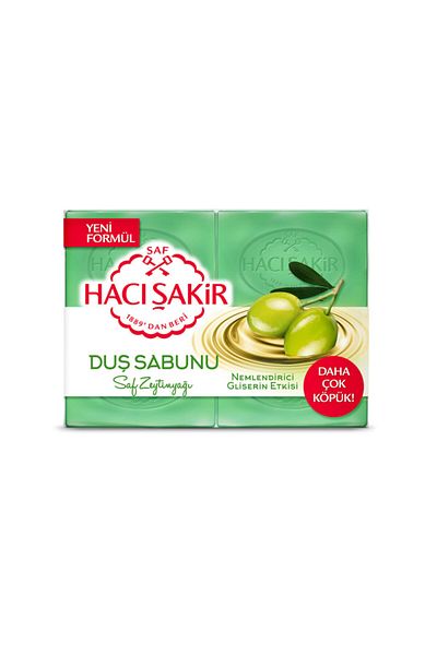 Hacı Şakir Glycerin Olive Oil Shower Soap 4X125 g