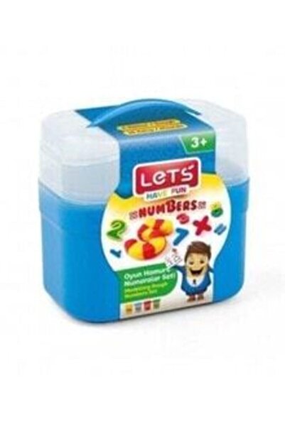 Lets مجموعة أرقام 4 75 جرامعجينة لعب 15 قطعة L8497